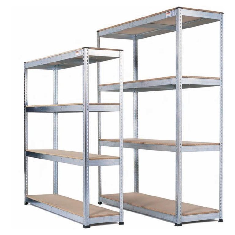 Warehouse shelves