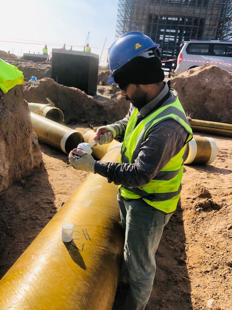 شركة ILK İNSAAT – أعمال الإنشاء أنابيب GRE