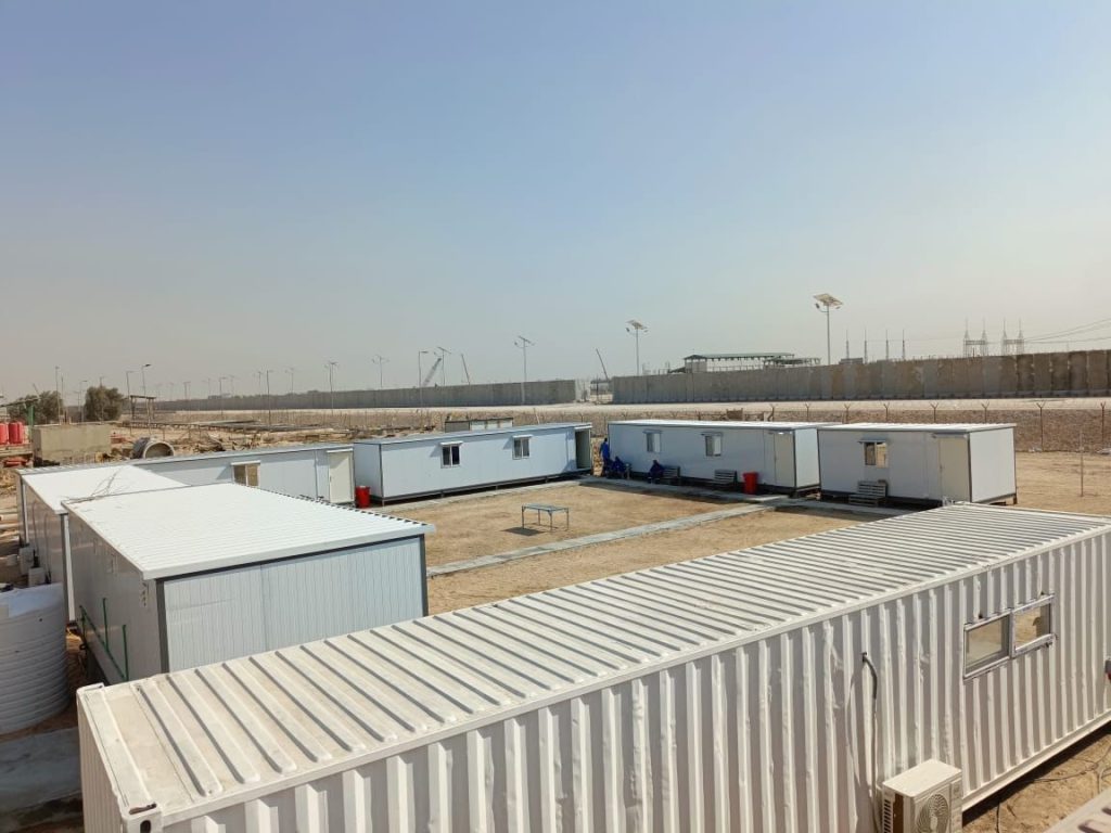 شركة ENI – إنشاء معسكرات لمواقع الزبير