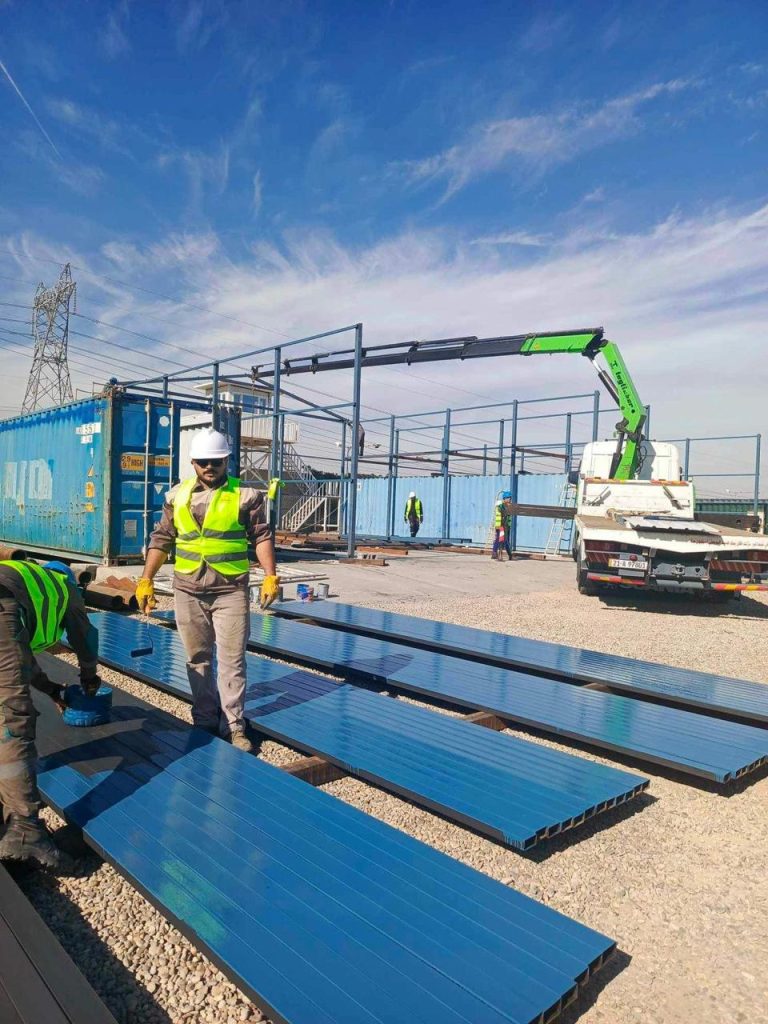 شركة Bonatti – إنشاء منطقة الورش الفنية